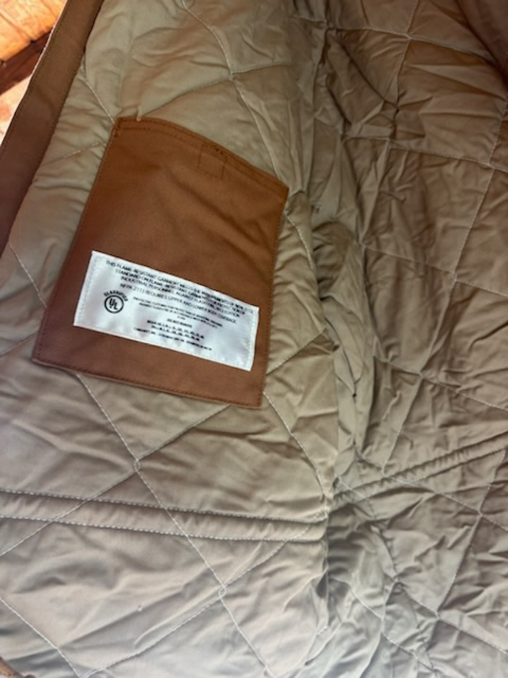 Carhartt Men's Carhartt Brown Duck Canvas Insulated Jacket - Picture 5 of 8